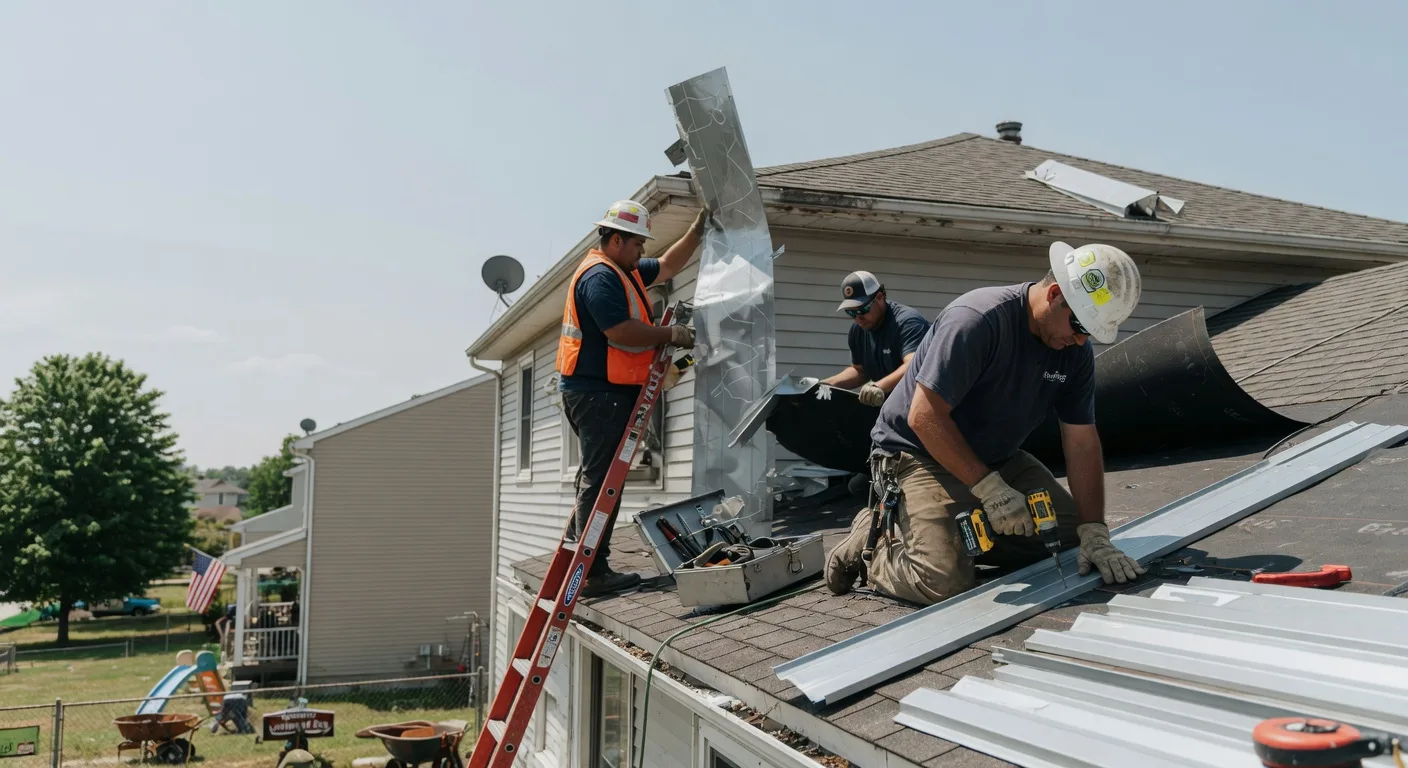 Storm Damage Metal Roof Repair in Magnolia, AL
